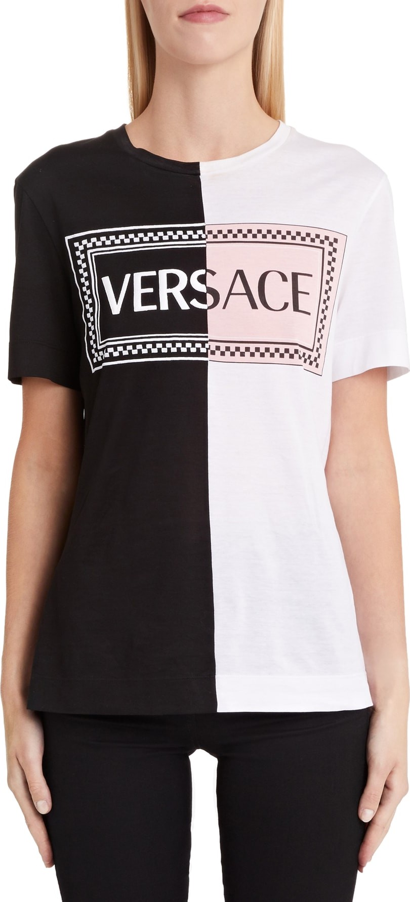 Versace First Line Versace '90s Logo Colorblock Tee