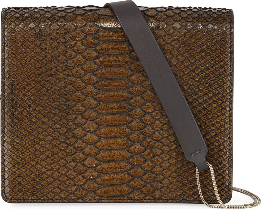 Brunello Cucinelli Python Snakeskin Crossbody Bag