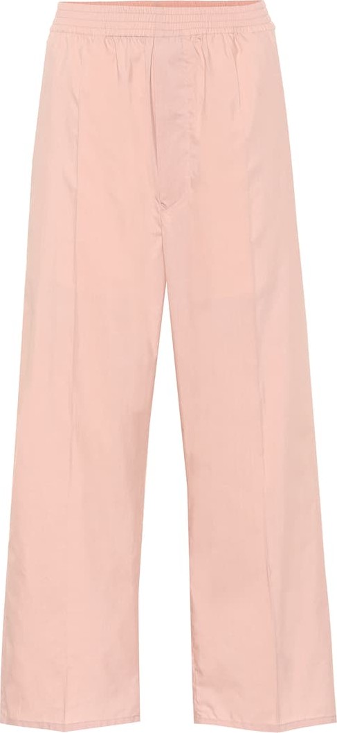 MM6 Maison Margiela Cropped cotton-blend pants