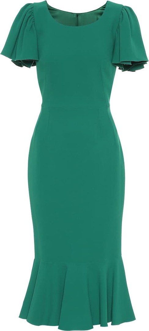 Dolce & Gabbana Cady-crêpe midi dress