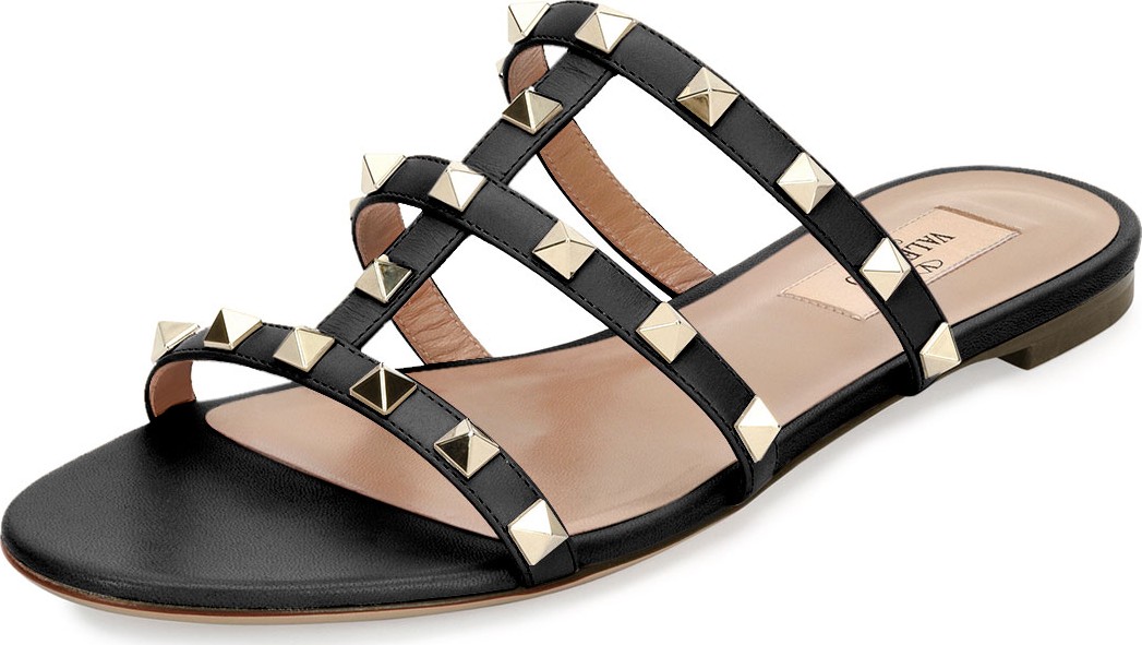 Valentino 5MM RS Caged Slide Sandal