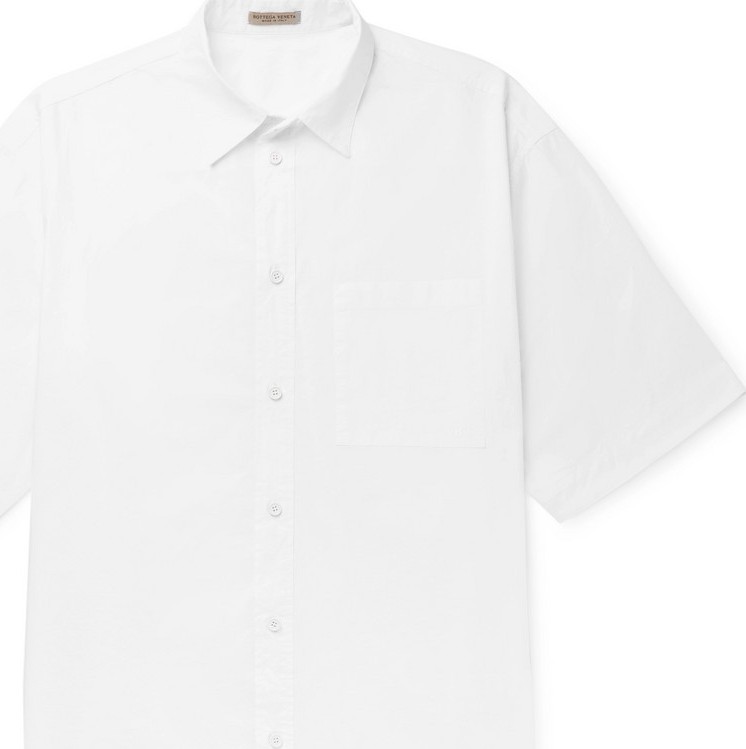 Bottega Veneta Crinkled Cotton-Poplin Shirt