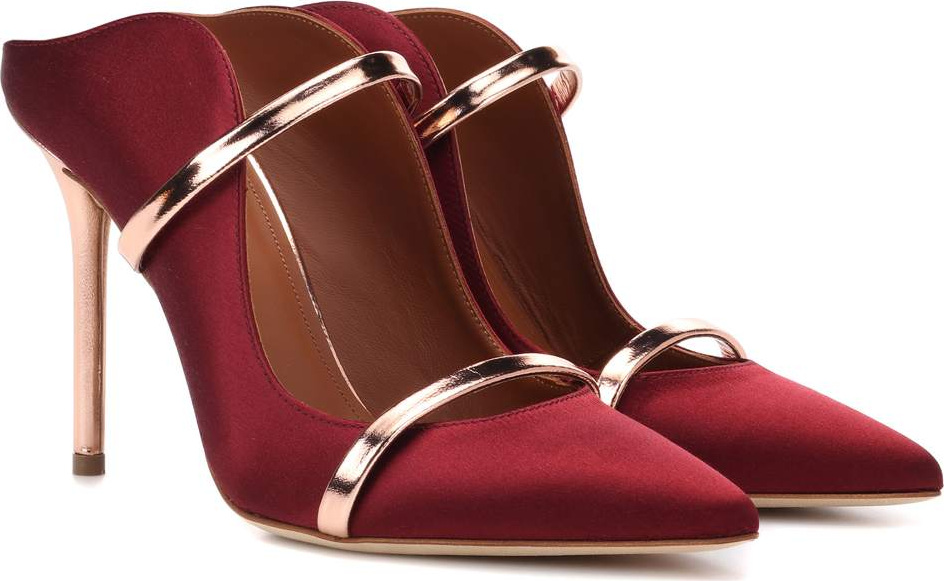 Malone Souliers Maureen satin mules