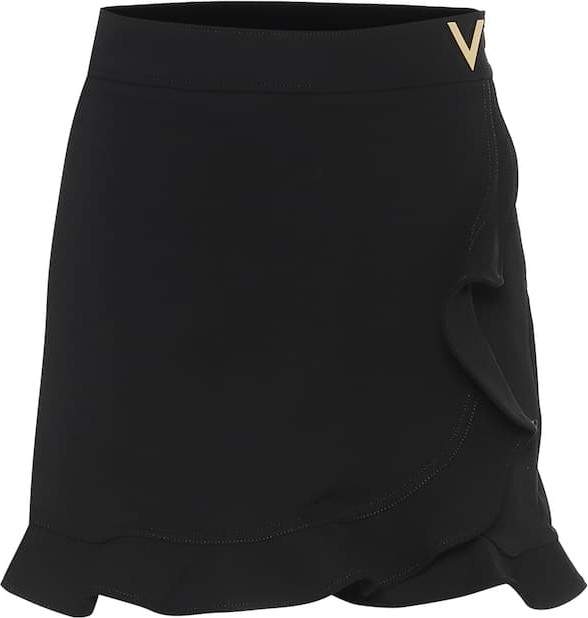 Valentino Crêpe miniskirt