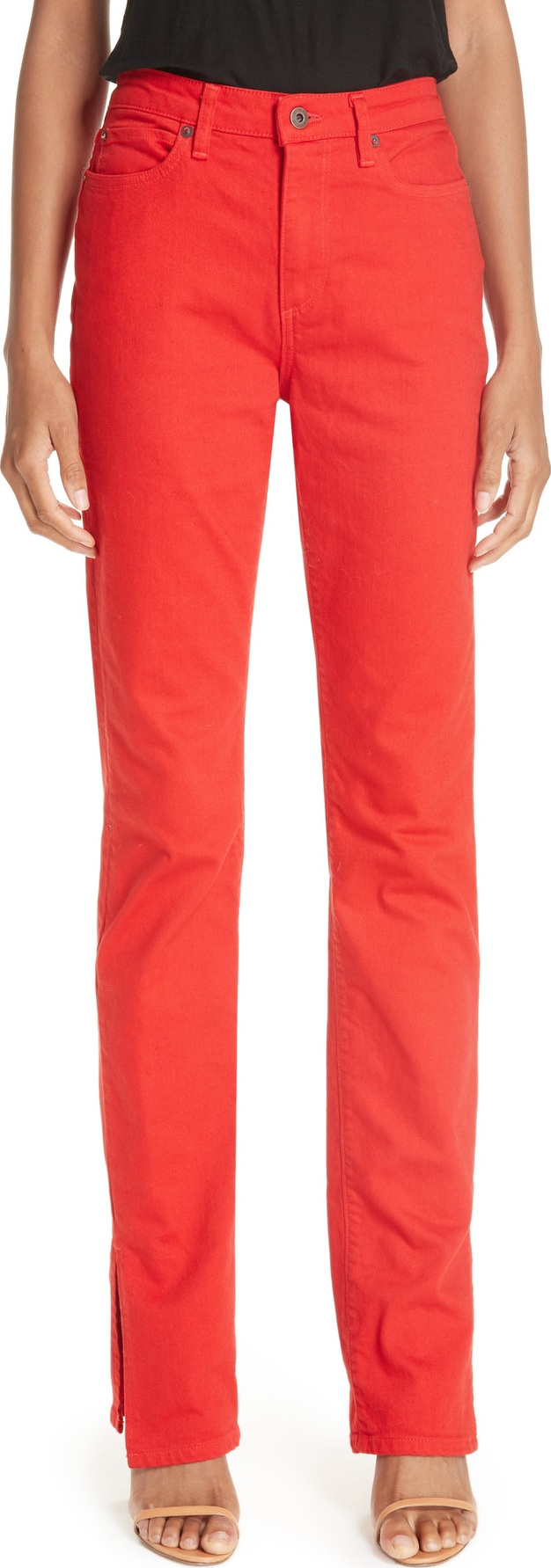 Simon Miller Slit Cuff Slim Leg Jeans