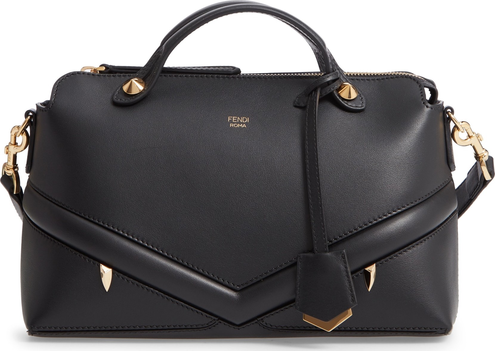 Fendi By the Way - Wonders Convertible Leather Shoulder Bag