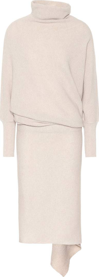 Agnona Ribbed cashmere dress