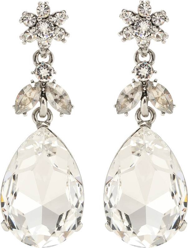 Oscar De La Renta Crystal drop earrings