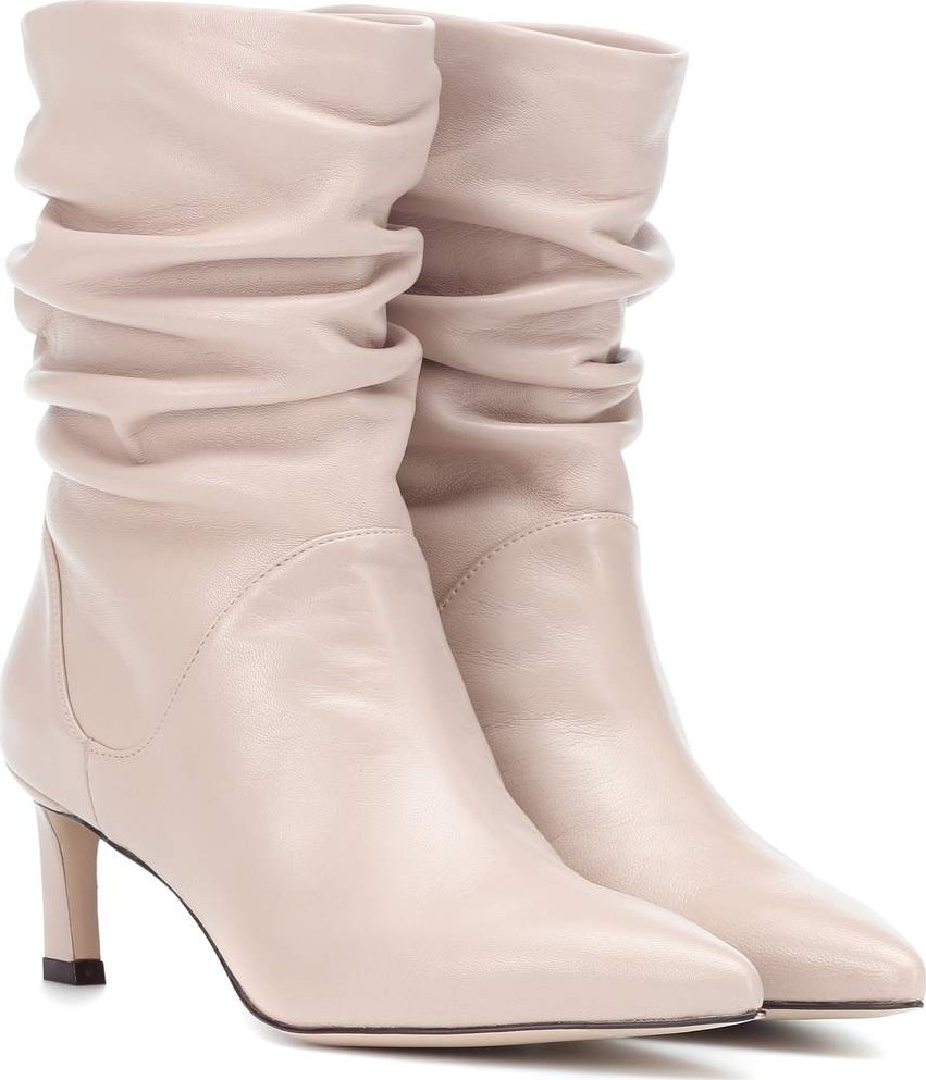 Stuart Weitzman Demibenatar leather ankle boots