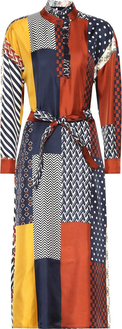 Tory Burch Bianca silk shirt dress