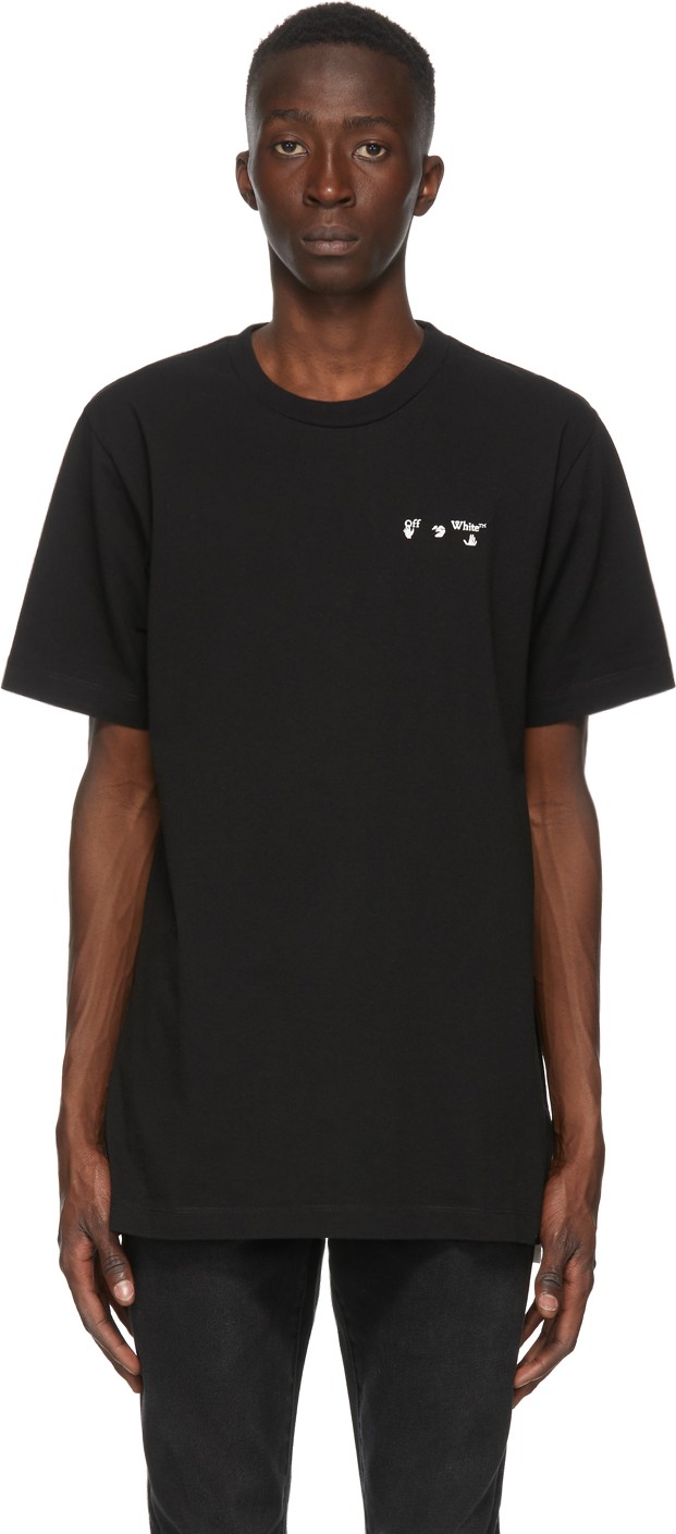 Off White Black New Logo T-Shirt