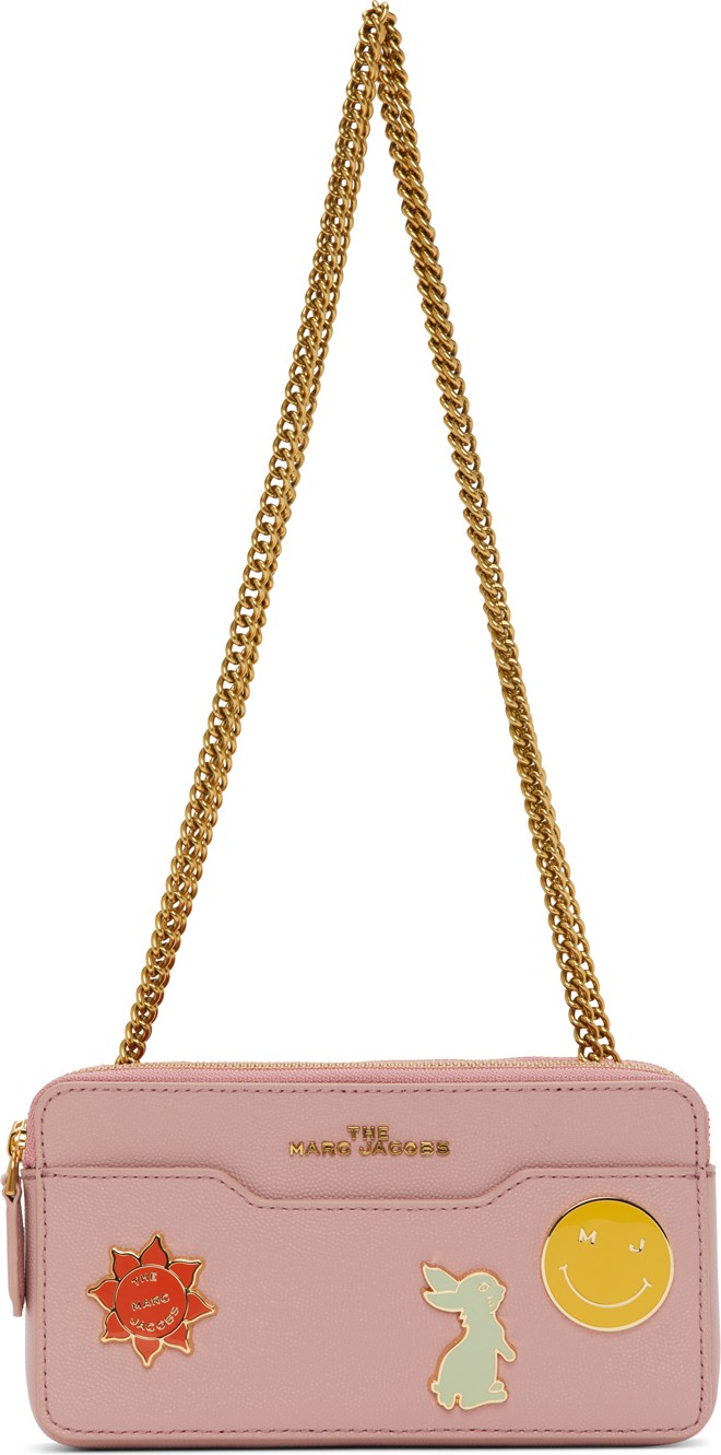 MARC JACOBS Pink Continental Chain Bag