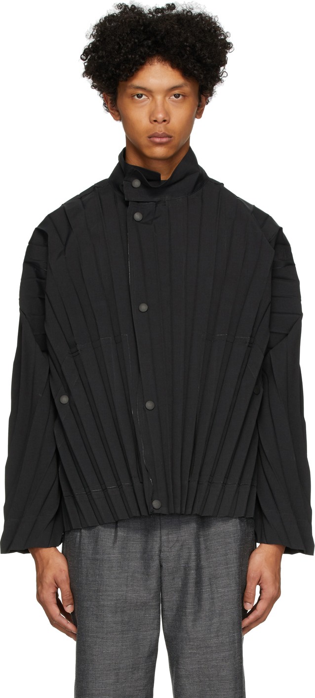Homme Plissé Issey Miyake Black Edge Light Jacket