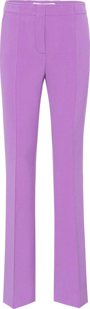 VICTORIA, VICTORIA BECKHAM Wool-blend flared pant