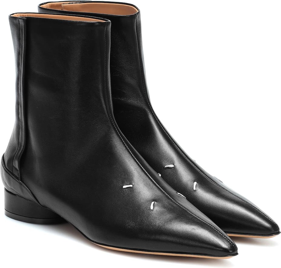 Maison Margiela Leather ankle boots