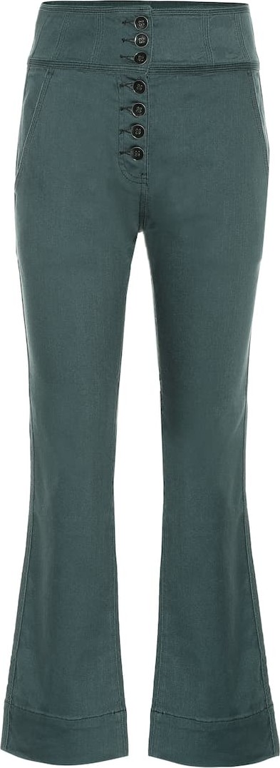 Ulla Johnson Ellis high-rise cropped jeans