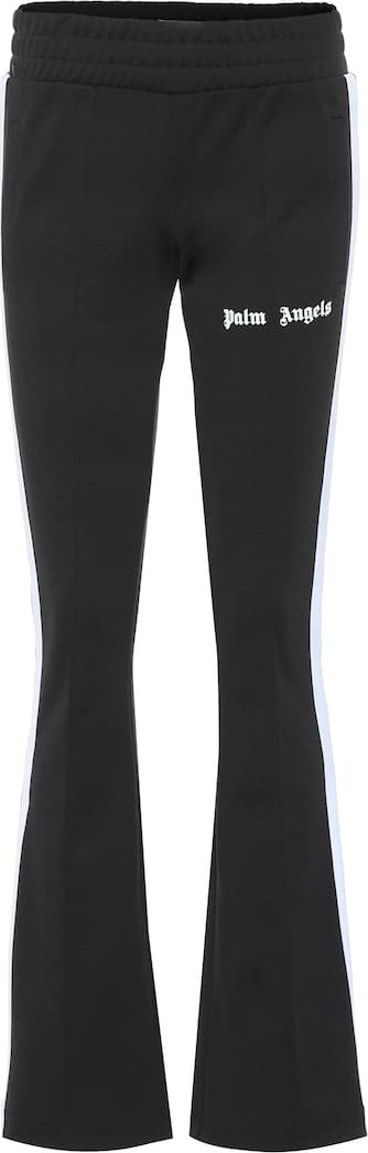 Palm Angels Flared jersey trackpants