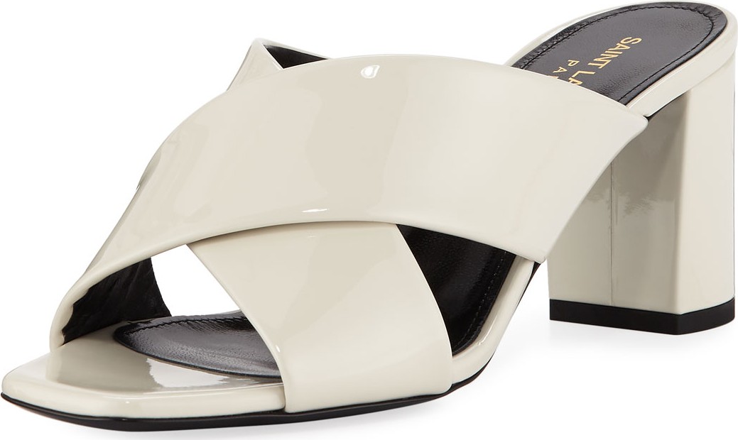 Saint Laurent LouLou Crisscross Sandals