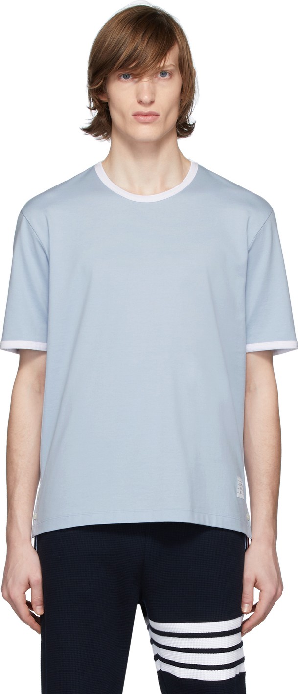 Thom Browne Blue Ringer T-Shirt