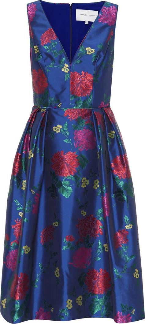 Carolina Herrera Floral jacquard dress
