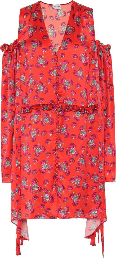 Magda Butrym Trento floral silk dress