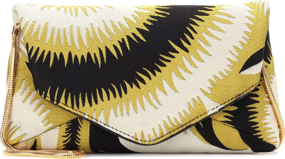 Dries Van Noten Jacquard clutch