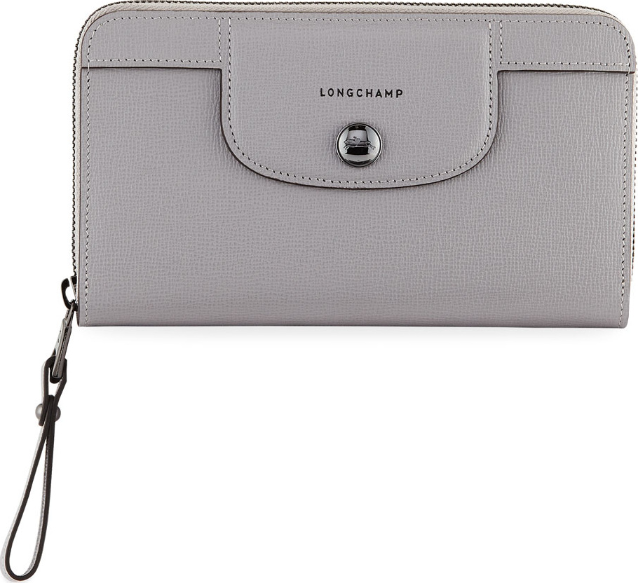 Longchamp Le Pliage Heritage Leather Zip Wallet