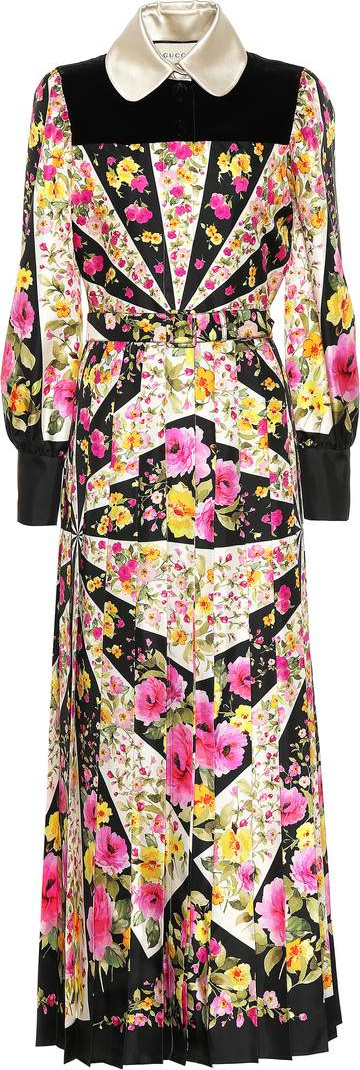 Gucci Floral silk dress