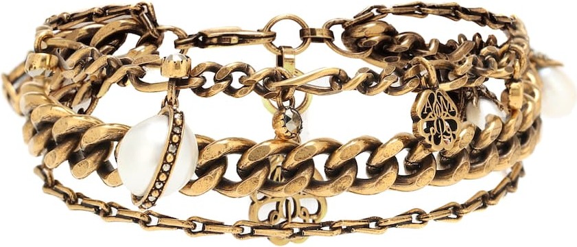 Alexander McQueen Embellished bracelet