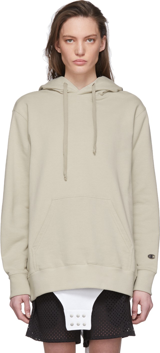 Rick Owens Off-White Champion Edition Pentagram Hoodie Rick Owens Off-White Champion Edition Pentagram Hoodie