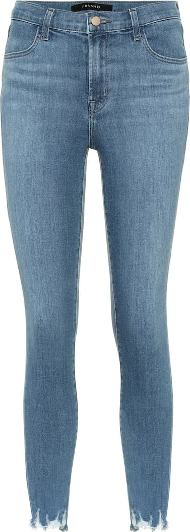 J BRAND Alana cropped high-rise skinny jeans