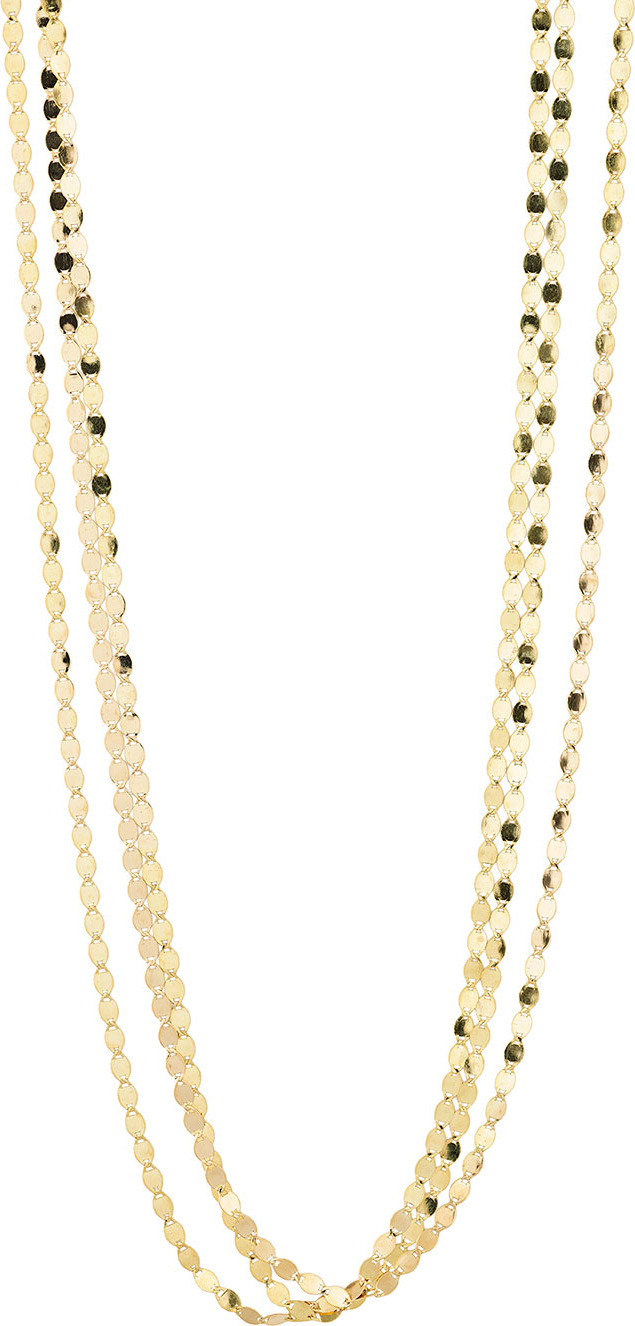 Lana Bond Short Nude Three-Strand Necklace