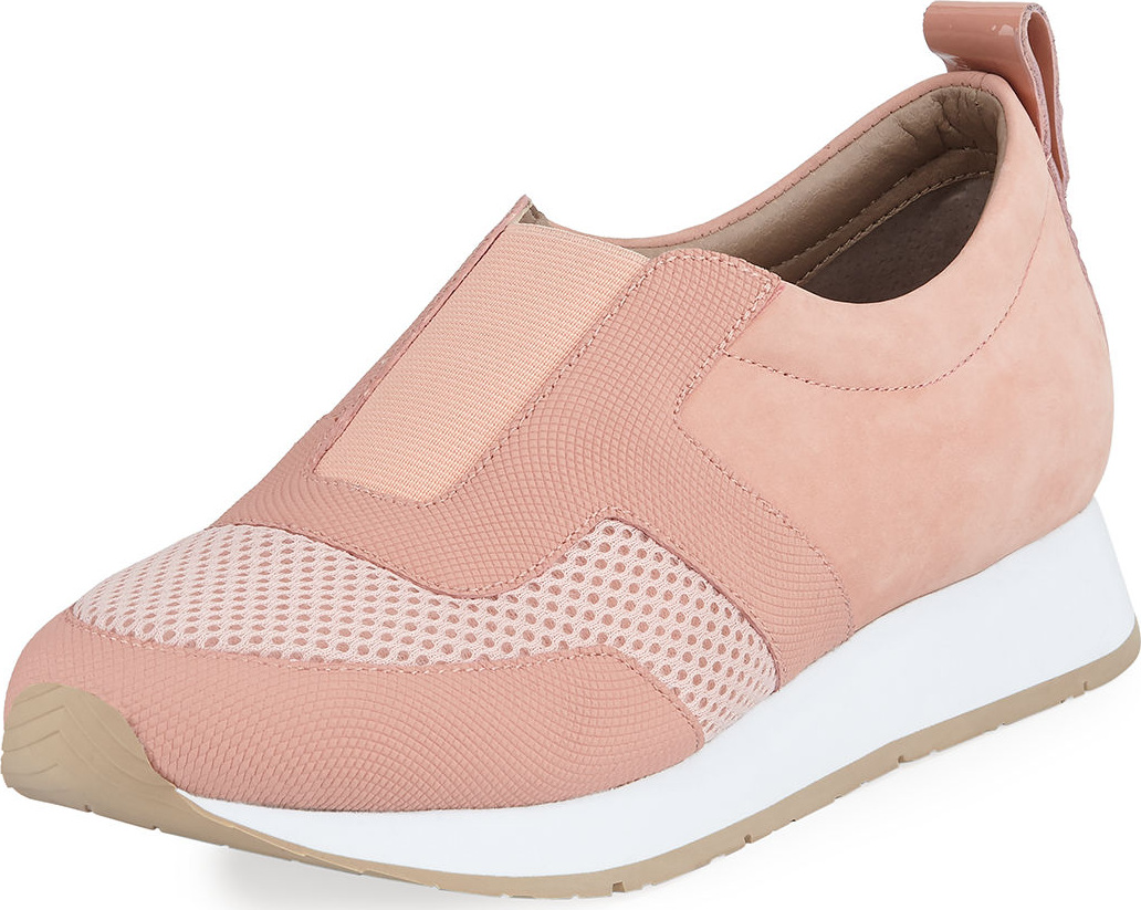 Donald J Pliner Rie Mixed Leather Sneaker