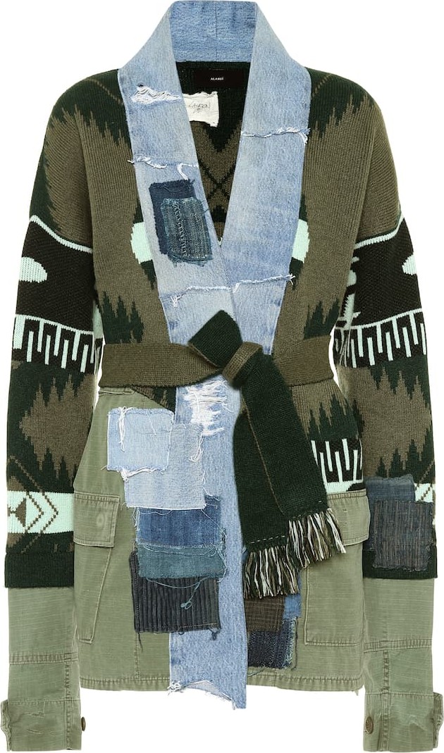 Alanui x Greg Lauren patchwork field jacket