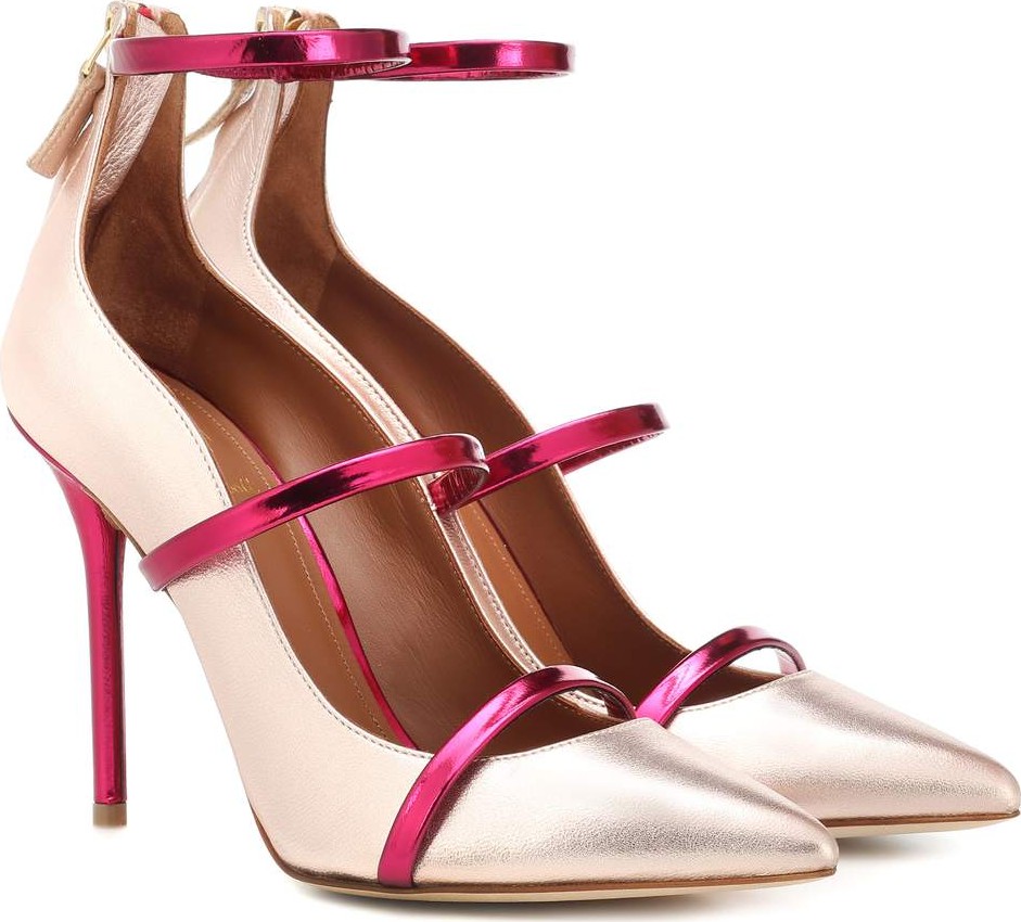 Malone Souliers Robyn 100 leather pumps