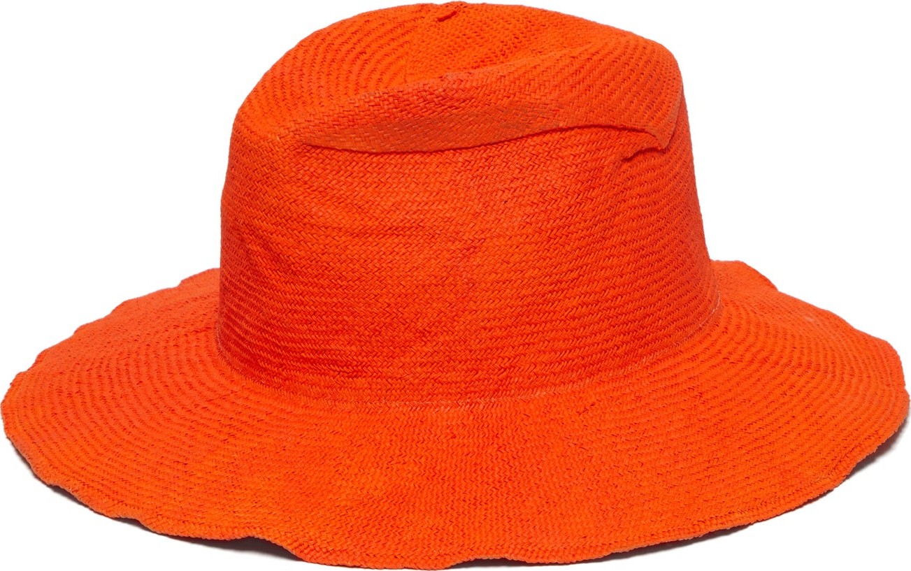 Reinhard Plank Big Beghe cotton-straw hat