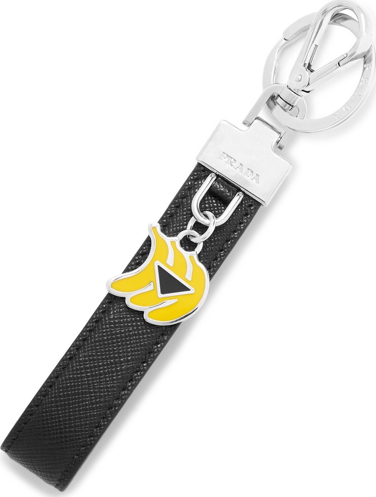 Prada Saffiano Leather Key Fob