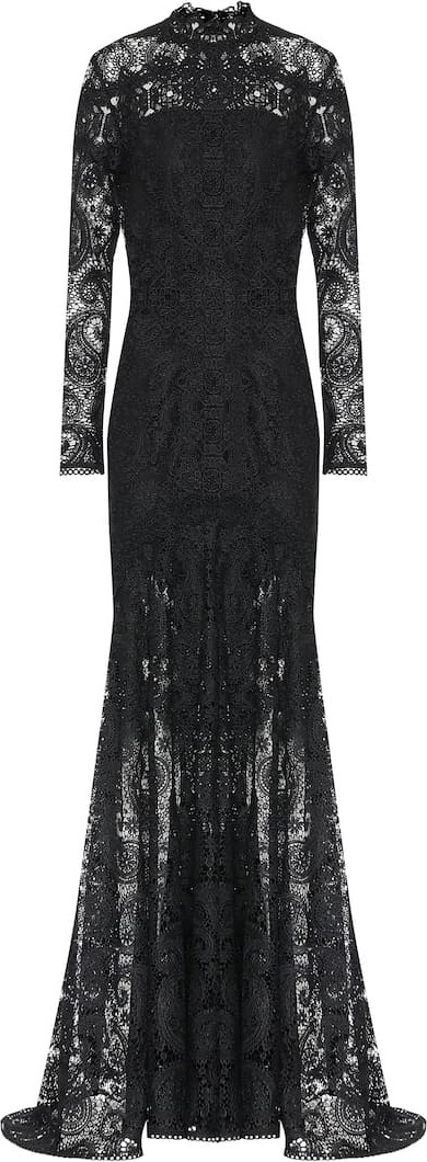 Costarellos Lace gown