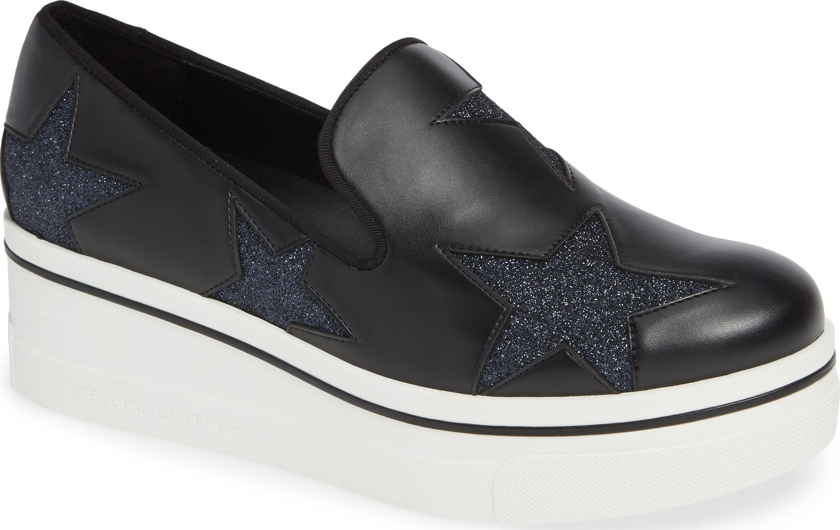 Stella McCartney Binx Stars Slip-On Platform Sneaker