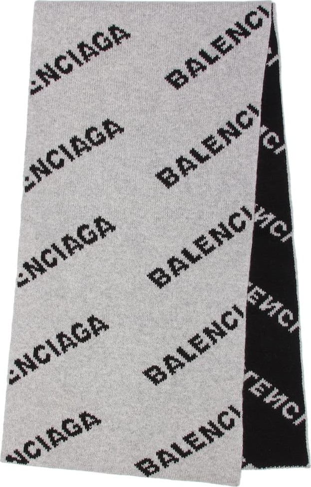 Balenciaga Camel and wool scarf