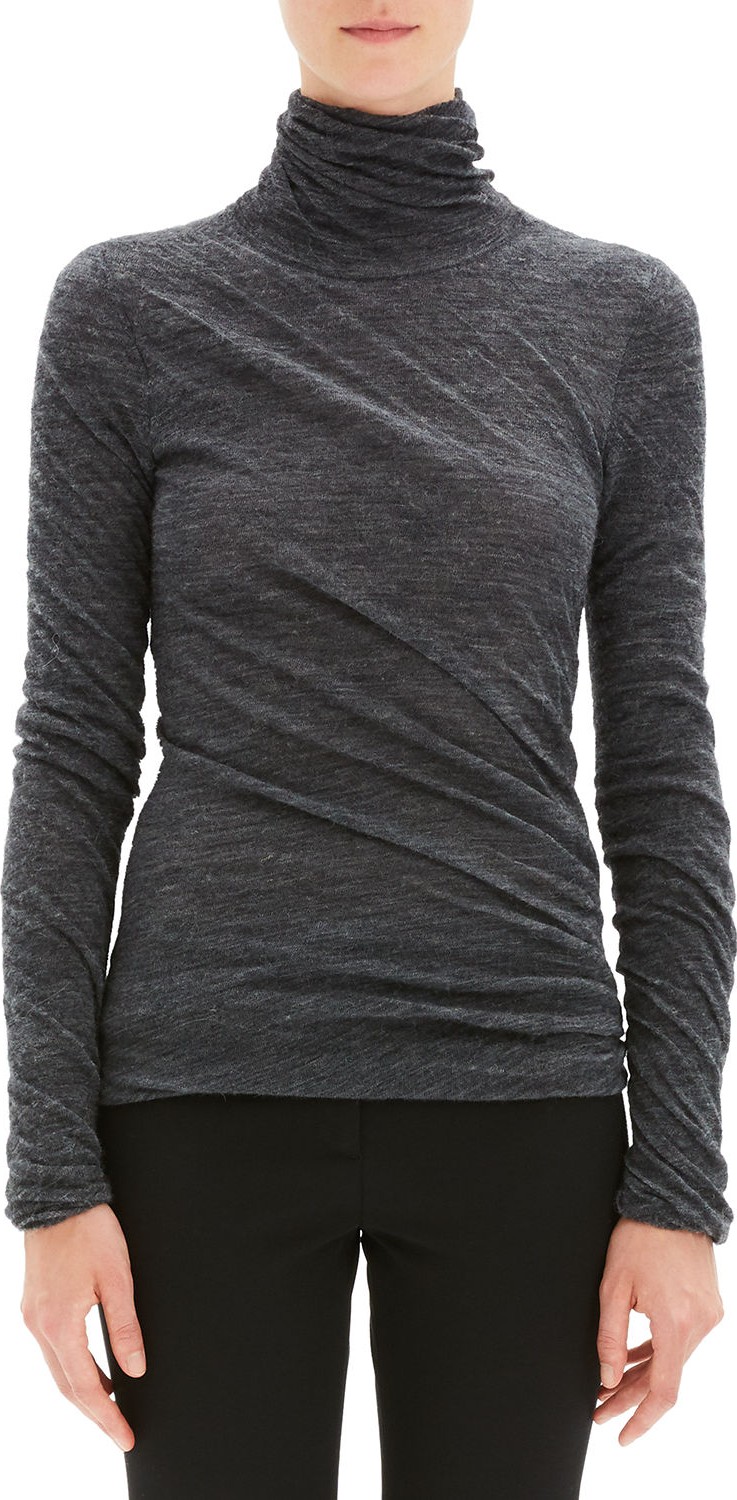 Theory Twisted Turtleneck Alpaca Sweater