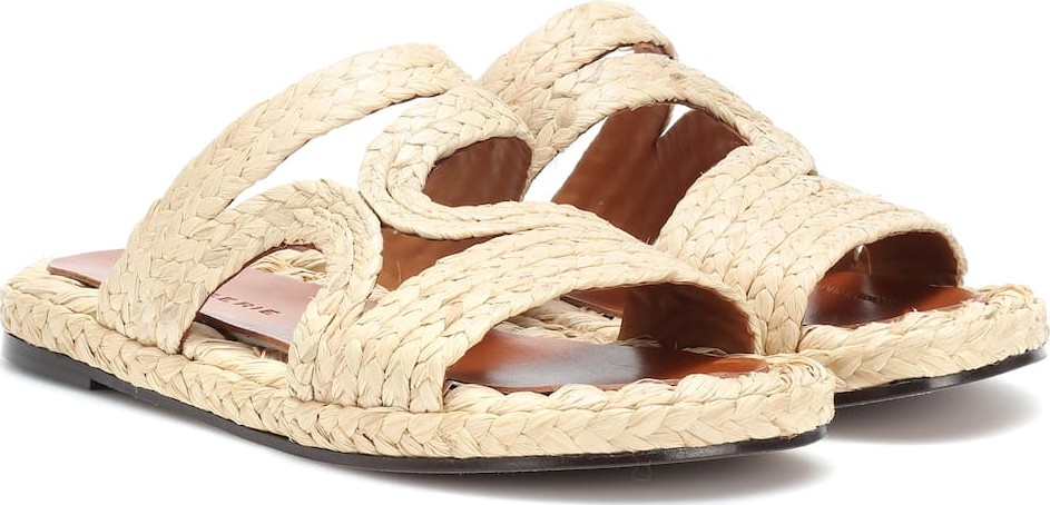 Robert Clergerie Aura raffia sandals