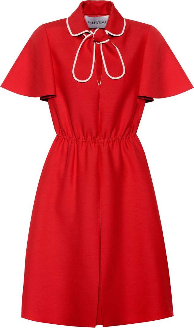 Valentino Wool and silk crêpe dress
