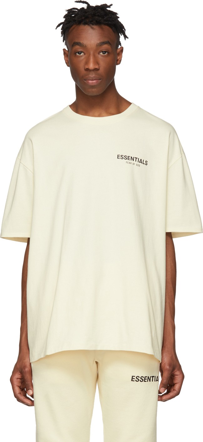 Essentials Off-White Logo T-Shirt