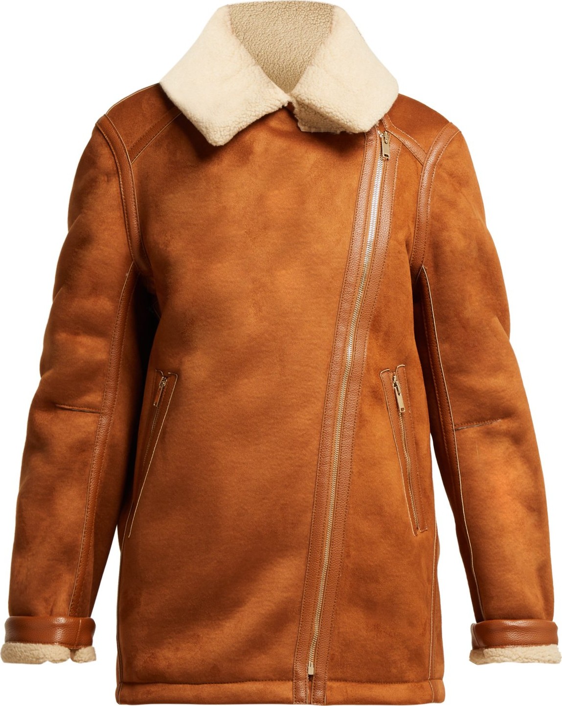 Stella McCartney Faux-shearling jacket