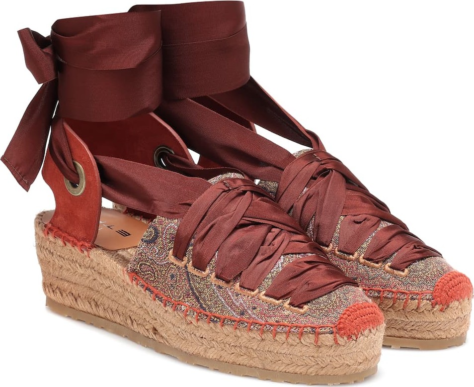 Etro Paisley jacquard espadrilles