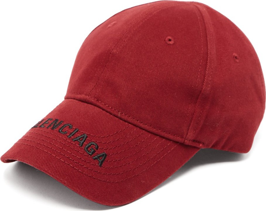 Balenciaga Embroidered-logo cotton cap