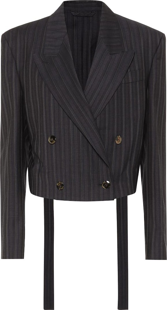 Acne Studios Striped wool blazer