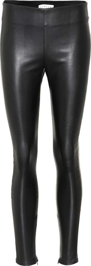 Velvet By Graham & Spencer Berdine faux leather leggings