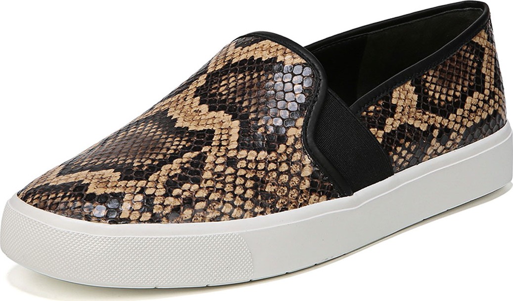 Vince Blair Snake-Print Platform Sneakers